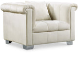 Kayla Cream Velvet Chair