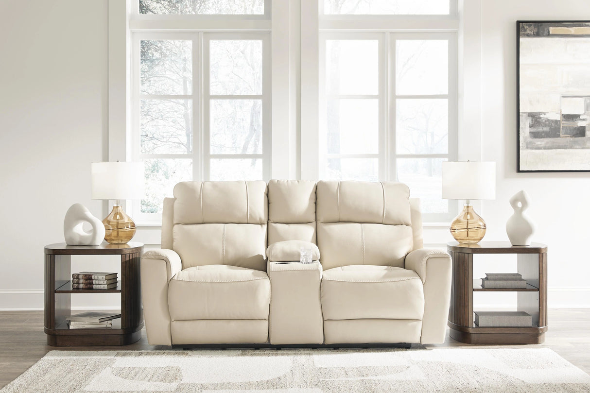 Dahlmoore Power Reclining Loveseat with Console