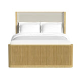 Sylvie UPH Bed with White Fabric