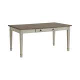Farmington Dining Set in Medium Brown and Washed Stone