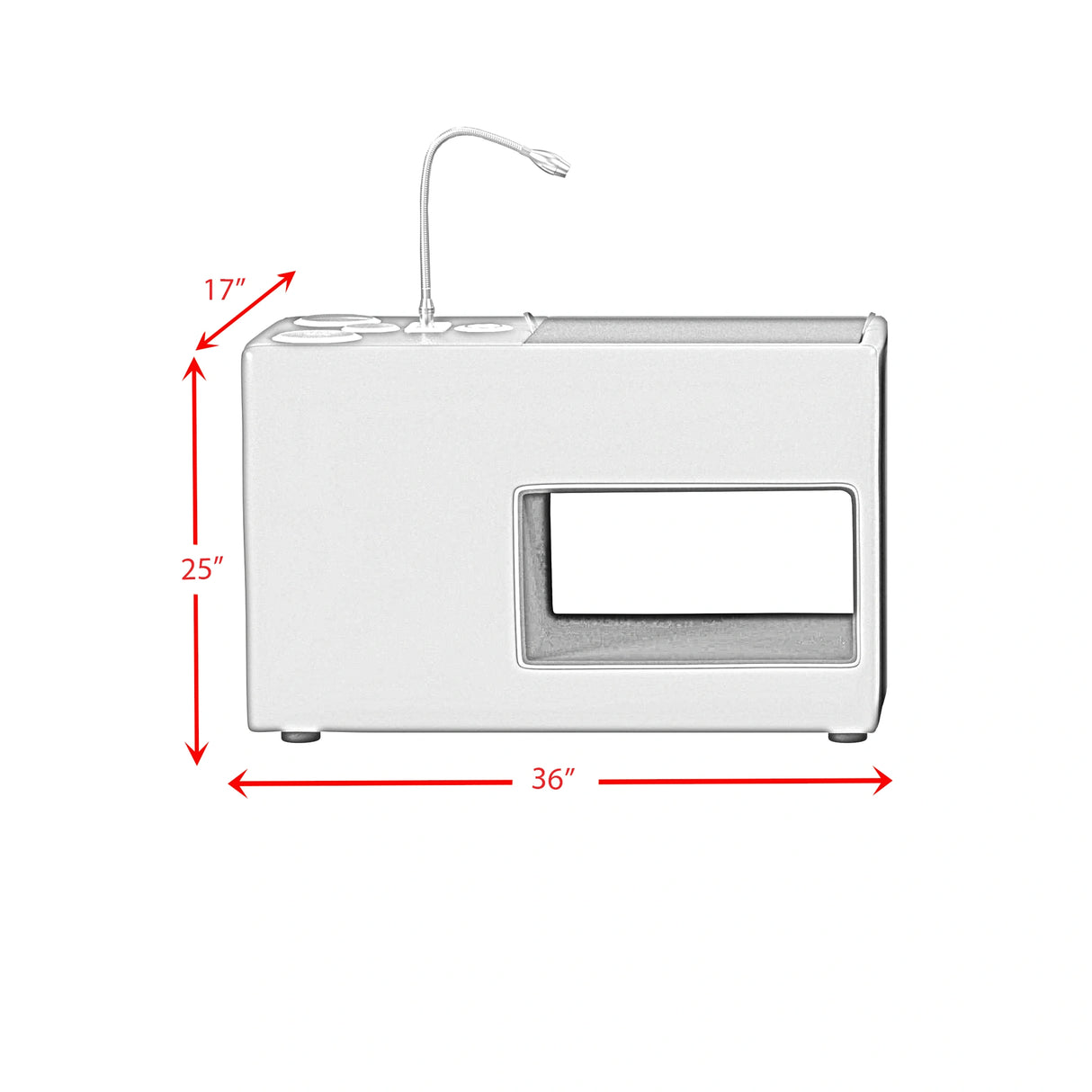 Valari Transformer Bed with Electronic Features in Grey PU