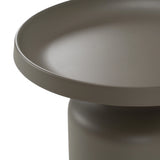Lanuza - Outdoor Taupe End Table