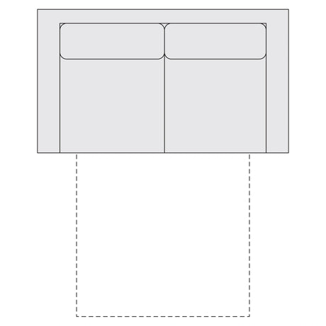 Fabric Sleeper Loveseat Twin