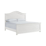 Kona Bedroom Set with 2 Nightstands in White