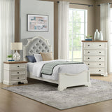Eastwood Youth UPH Bedroom Set in Off-White