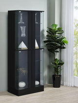 Cabra Curio Cabinet with LED Lighting