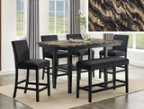 Marbel 5-Pc Counter Height Dining Set