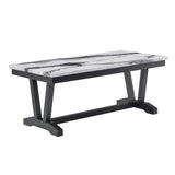 T1319 Blk/Wht Coffee Table