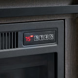 Macau Console with 23"" Fireplace Insert in Grey