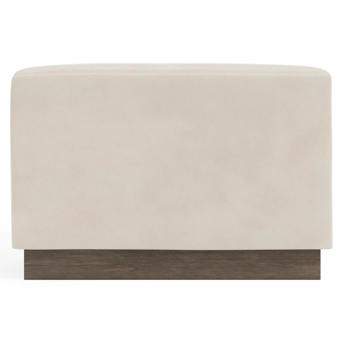 Merino Leather Ottoman