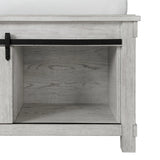 Scott Platform Storage Bedroom Set White Finish
