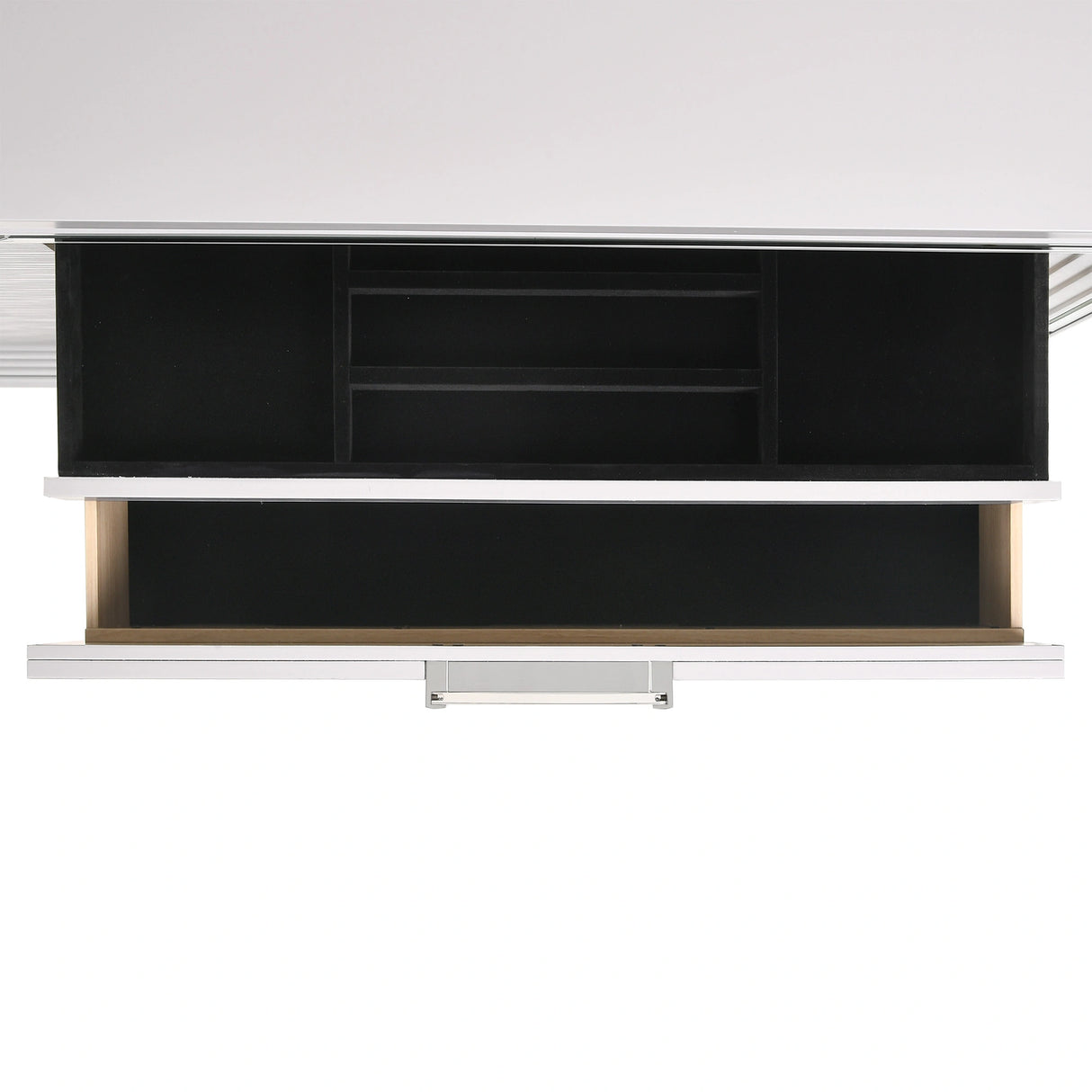 Twenty Nine Dresser & Mirror Set White