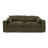 Durbin - Modern Green Fabric Sofa