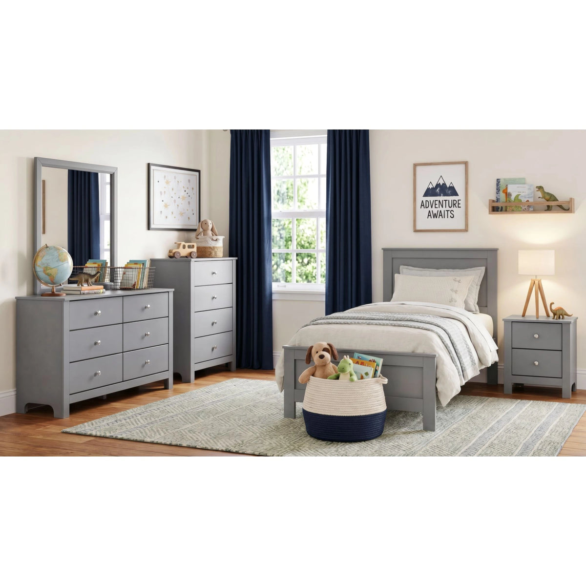Sami Youth Panel Bedroom Set
