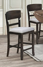 Crown Mark Furniture Oakly Counter Height Chair in Brown (Set of 2) image