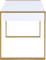 Victoria White / Gold Desk/Console