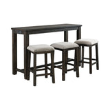 Stone Occasional Bar Table Single Pack (Table + Three Stools)