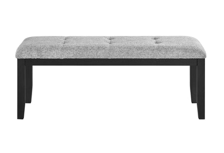 D1319 Blk/Wht Dining Table, 4 D1319 Lt Grey DC & D1319 Lt Grey Bn