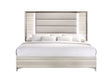 Zambrano White Bed with LED