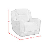 Hornet 3PC Living Room Set in Rancho Grey-Sofa, Loveseat & Recliner
