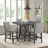 Seneca Square Counter Table with Lazy Susan