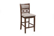 Gia 5 Pc 42" Square Counter Table & 4 Chairs-Cherry