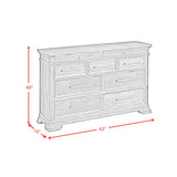 Park Ridge Bedroom Set with 2 Nightstands in Charcoal