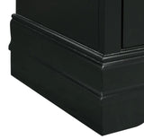 Elements International Louis Philippe Chest in Black