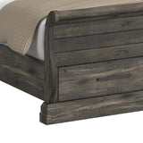 Park Ridge Sleigh Storage Bedroom Set in Charcoal