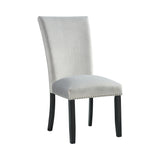 Valentino White 5PC Dining Set-Table & Four Chairs