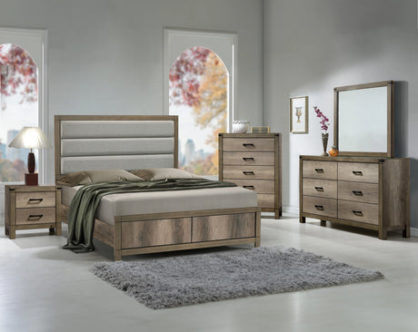 Matteo Bed - Drift Wood - galleria furniture outlet