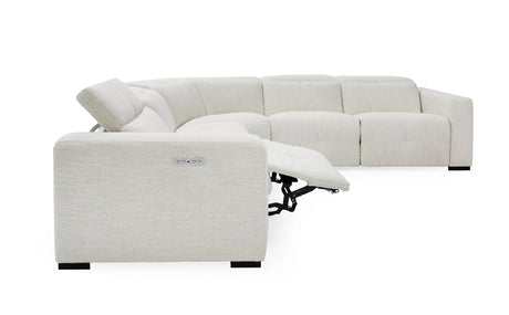 Divani Casa Beck Contemporary Sectional Sofa - galleria furniture outlet