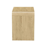 Mara One Drawer End Table / Bedside Table-Natural