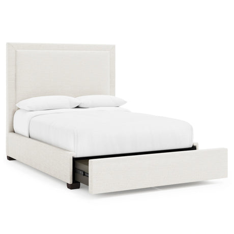Morgan Fabric Storage Panel Bed Queen (64" H)