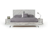 Alexa Italian Modern Grey Bedroom Set