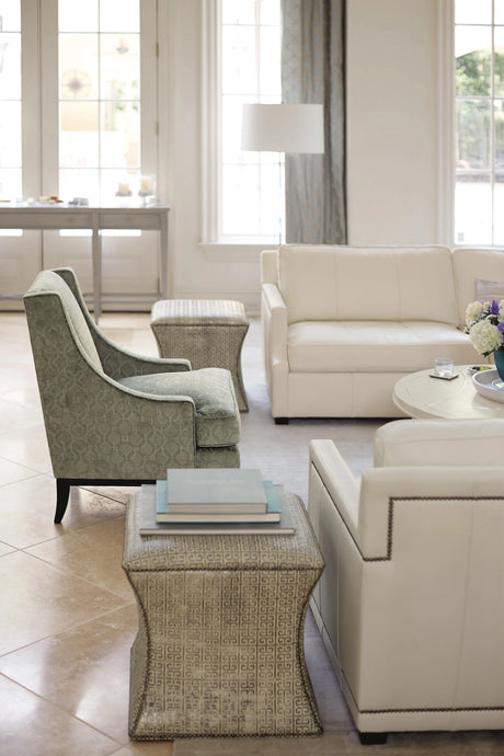 Roscoe Fabric Ottoman