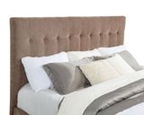 Senna Panel Bed with Bluetooth Speaker and Flame Visualizer