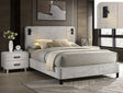 Freya King Bed Light Grey image