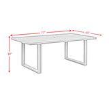 Playa Standard Height Dining Set in Dark Grey-Table and Four Chairs