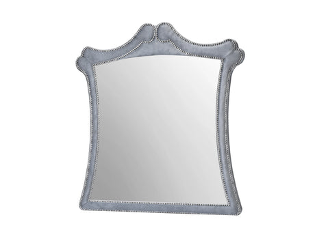 Crown Mark Furniture Voltare Mirror in Dark Grey image