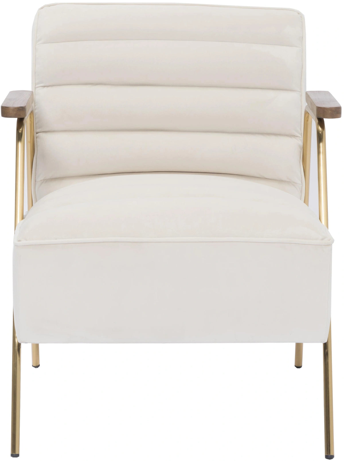 Woodford Cream Velvet Accent Chair