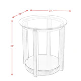 Elsa End Table DARK 3A packaging