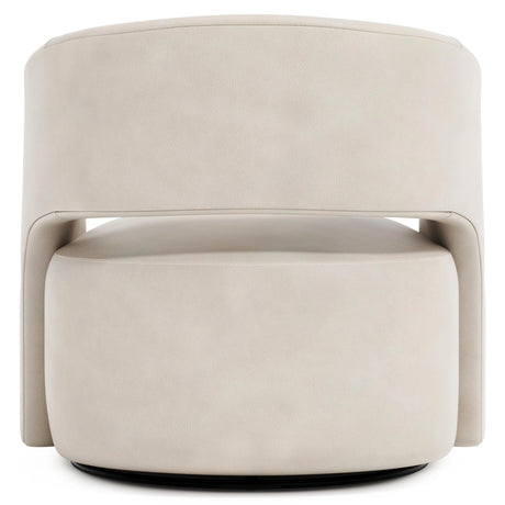 Chloe Leather Swivel Chair