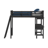 Hampton Kids Loft with Ladder and Desk with Speaker