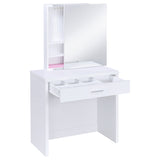 Harvey Makeup Vanity Table with Mirror and Stool