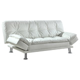 Dilleston Tufted Back Upholstered Sofa Bed Grey