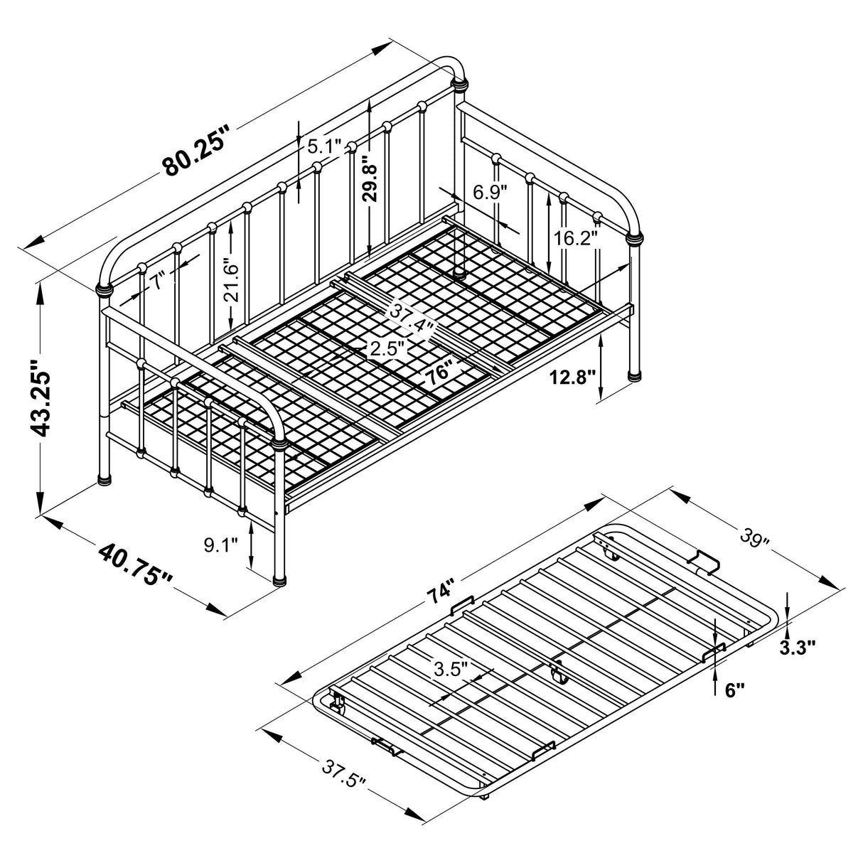Livingston Daybed with Trundle