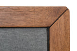 Soria Mid-Century Grey & Walnut Bedroom Set