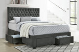 Soledad Panel Platform Storage Bed