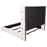 Tisdall Wingback Bed with Flame Visualizer